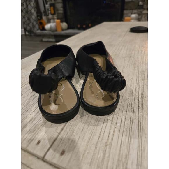 Sam Edelman Women's Whitney Black Pointed Toe Slingback Flats Size 6.5 - Picture 4 of 7